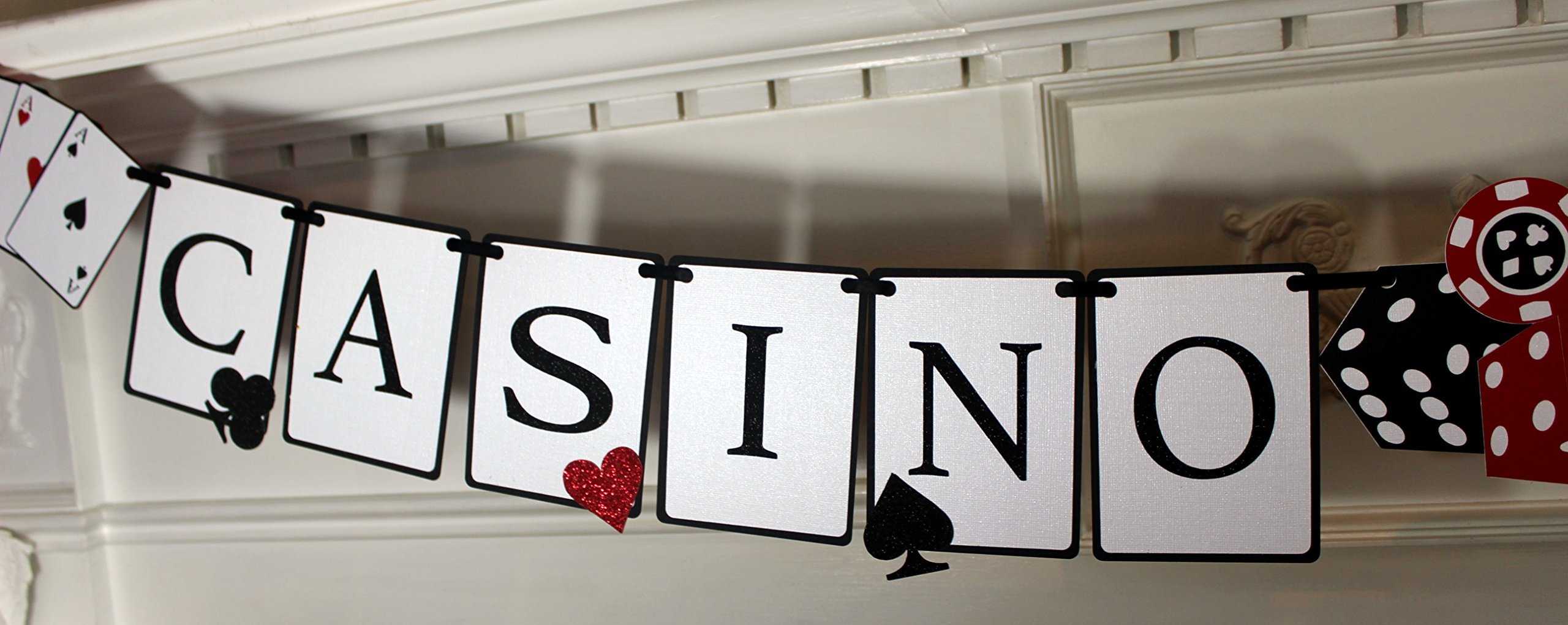Casino Night Party Banner - Premium Decoration for Casino Themed Events, Birthday Parties & Vegas Nights - Perfect for Home, Office & Event Decor
