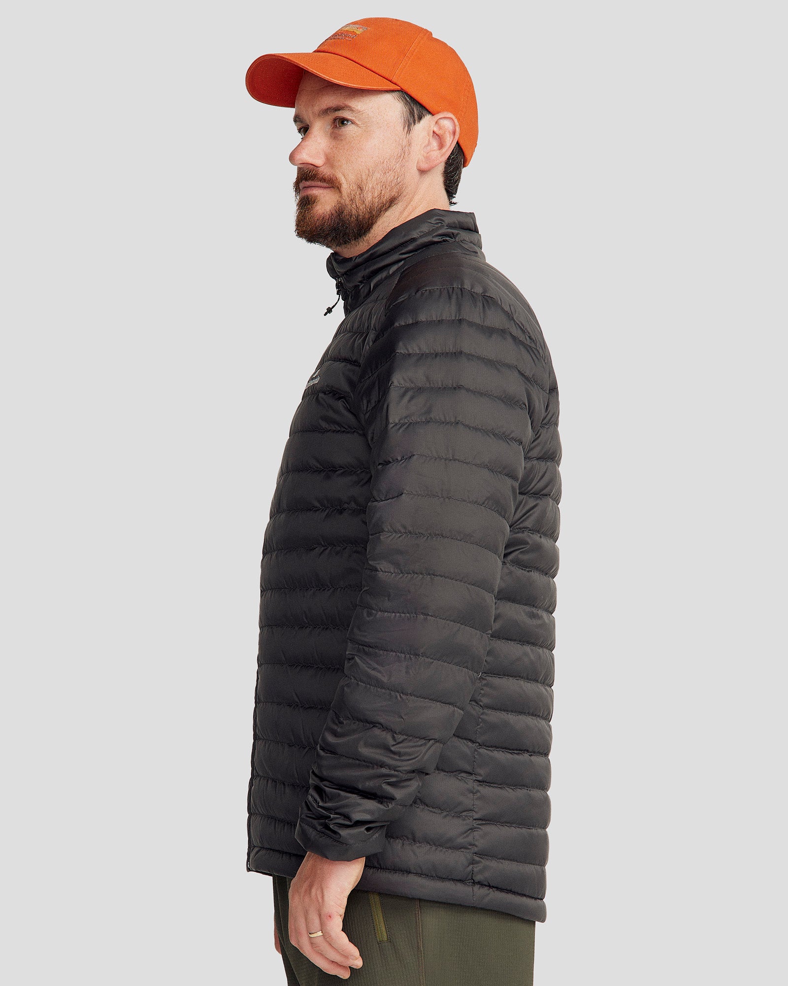 Men's Heli 600 Fill Power Lightweight Down Jacket - Waterproof Winter Coat for Hiking & Outdoor Activities - Black
