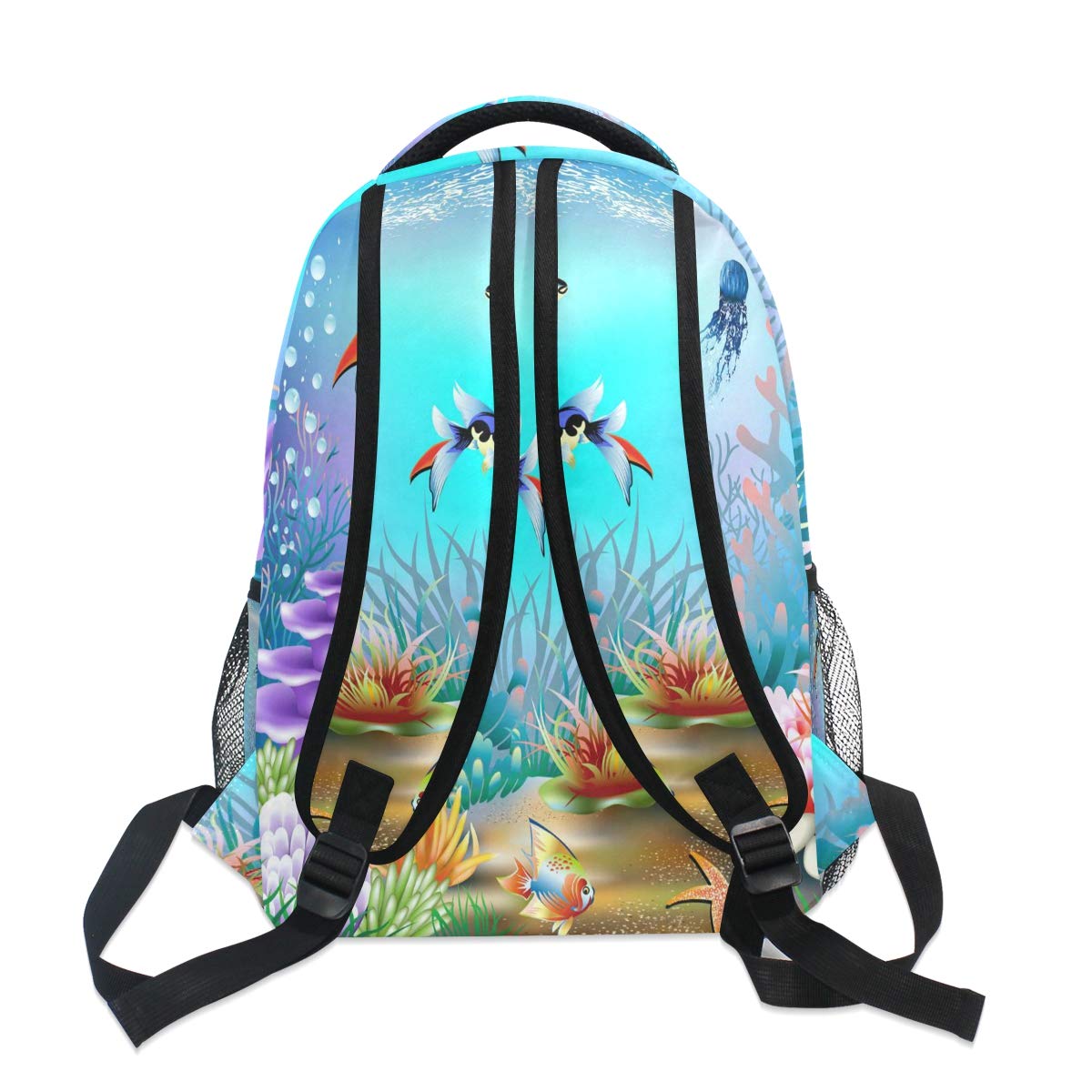 Waterproof Beach Backpack - Lightweight Travel Laptop Daypack for School, Work & Outdoor Activities | Durable Ocean Blue Backpack for Men, Women & Teens | Perfect for Beach Trips, Hiking & Daily Commute