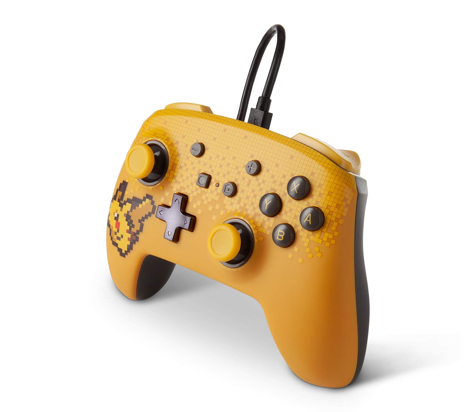 PowerA Pokemon Enhanced Wired Controller for Nintendo Switch - Pixel Pikachu Design, Ergonomic Gamepad with 10ft Cable, Wired Video Game Controller for Smash Bros, Mario Kart & Zelda - Perfect for Gaming Enthusiasts & Collectors