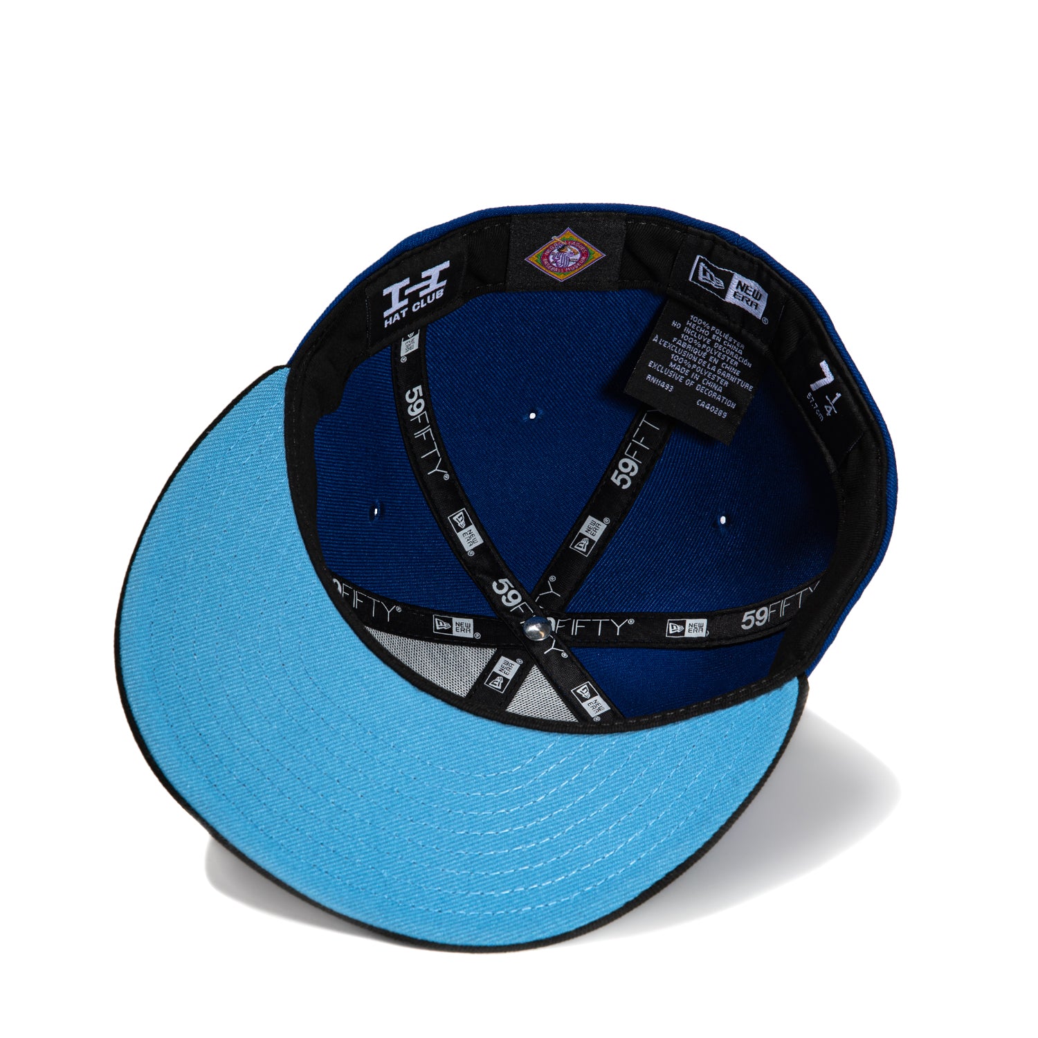 New Era 59Fifty Cleveland Buckeyes Negro American League Baseball Cap - Royal & Black Snapback Hat for Sports Fans & Collectors | Perfect for Baseball Games, Streetwear Fashion & Memorabilia Display