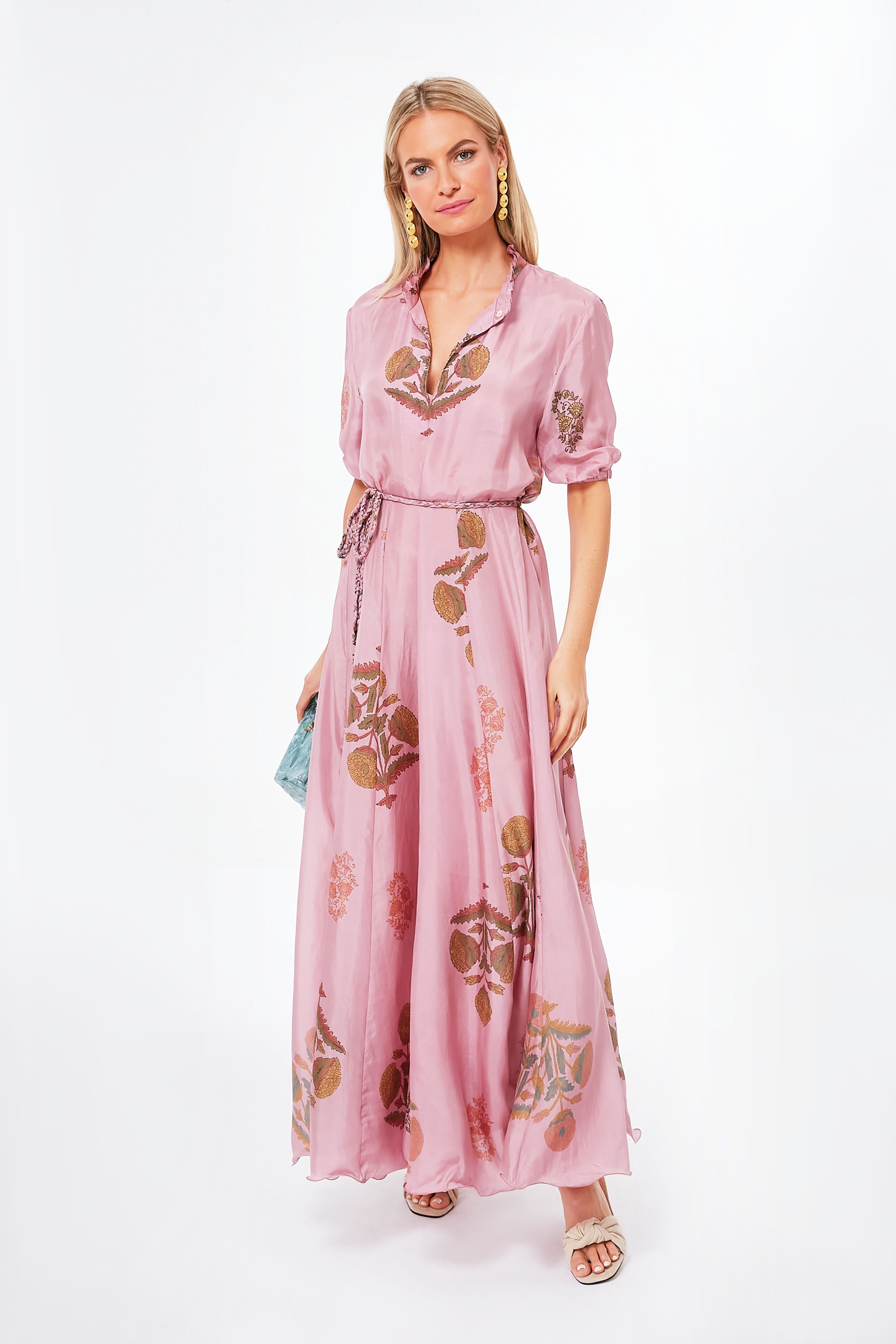 Bliss Oceanus Floral Maxi Dress for Women - Elegant Beach Cover Up, Summer Wedding Guest Dress, Boho Chic Vacation Outfit