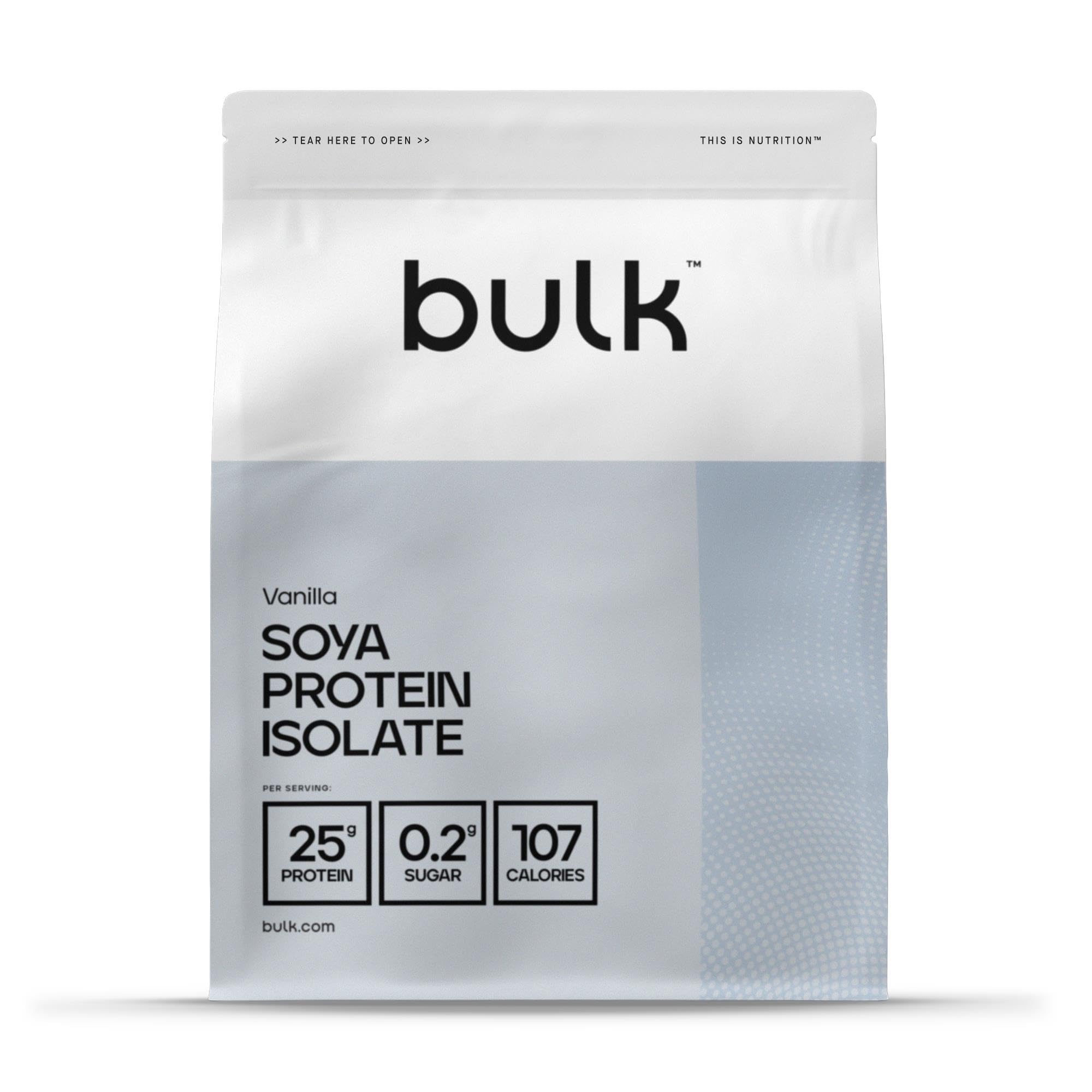 Premium Bulk Soy Protein Isolate - 500g Vegan Protein Powder, Vanilla Flavor | Ideal for Smoothies, Baking & Post-Workout Recovery | Gluten-Free & Dairy-Free Plant-Based Protein Supplement