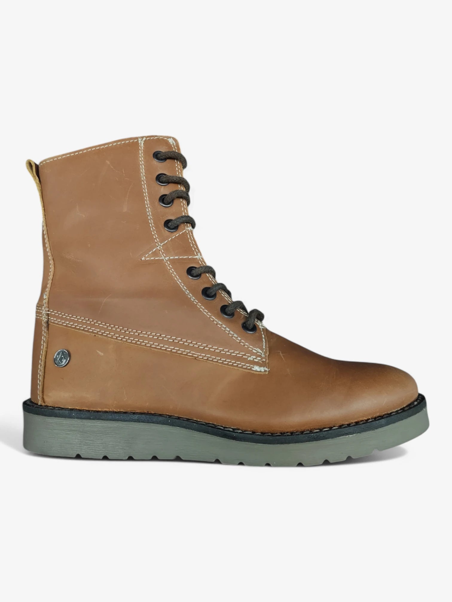 Volcom Women's Brown Hiking Boots - Comfortable & Durable for Outdoor Adventures, Trail Walking & Camping