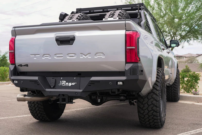 Rago Fabrication Heavy-Duty Rear Bumper for 2024-2025 Toyota Tacoma | Off-Road Protection & Towing | Perfect for Overlanding & Truck Modifications