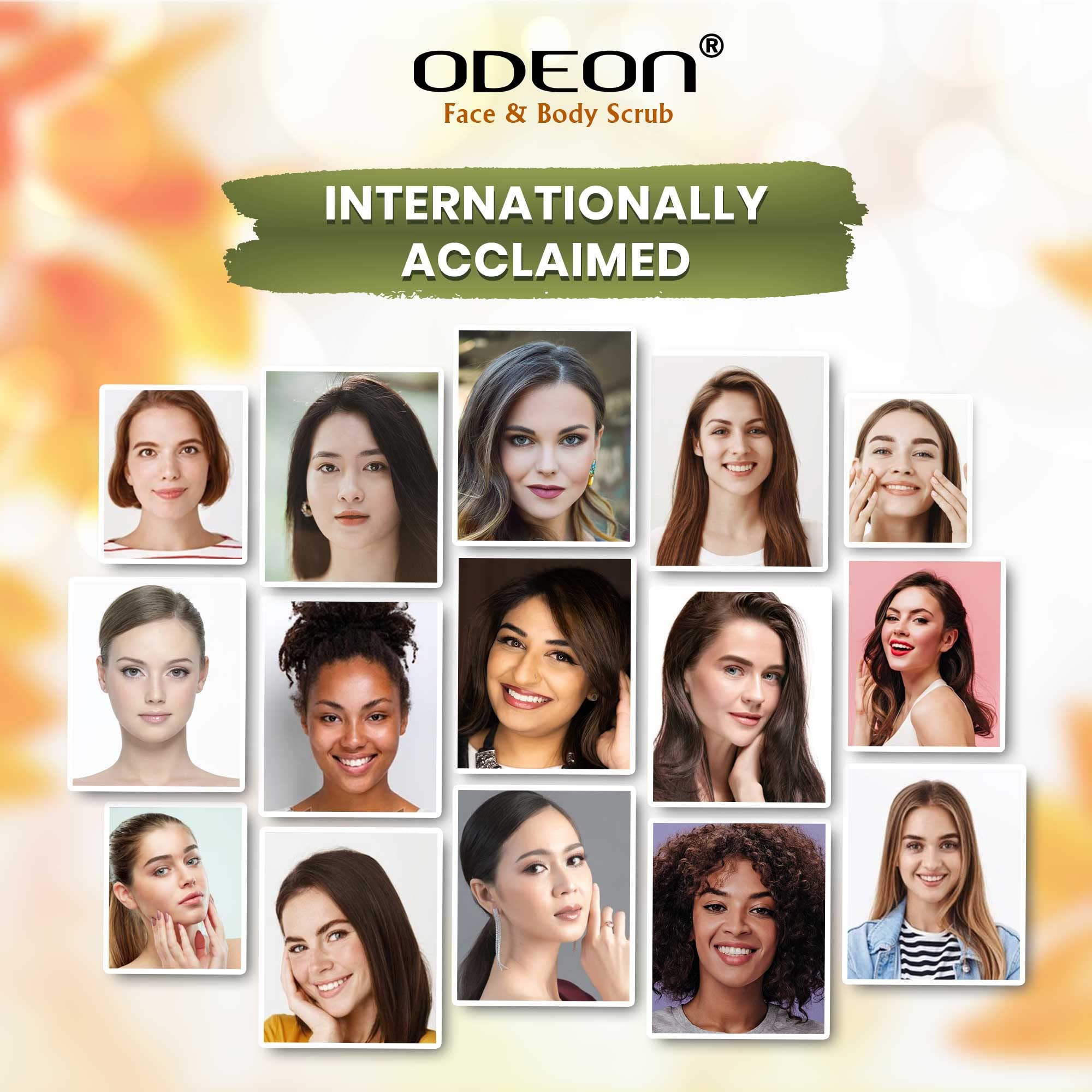 FREE ODEON Deep Moisturizing Coconut Body Lotion 100ml & Apricot Almond Face Body Scrub 300ml Set - Hydrating Skincare Combo for Dry Skin, Perfect for Daily Moisturizing and Exfoliating Routine