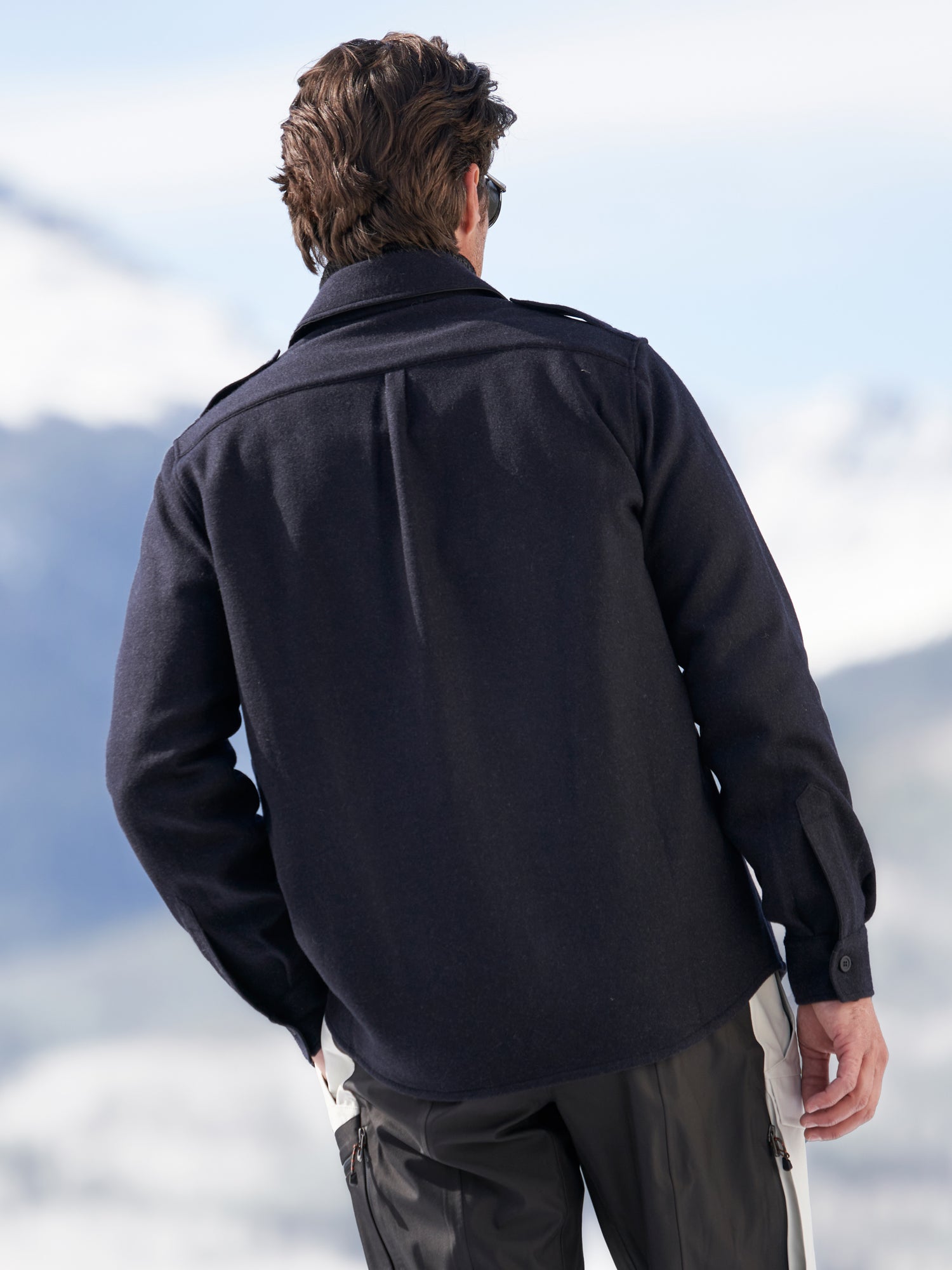 Men's Fleece Shirt 220 0057 - Soft & Warm Winter Pullover for Outdoor Activities, Casual Wear & Layering