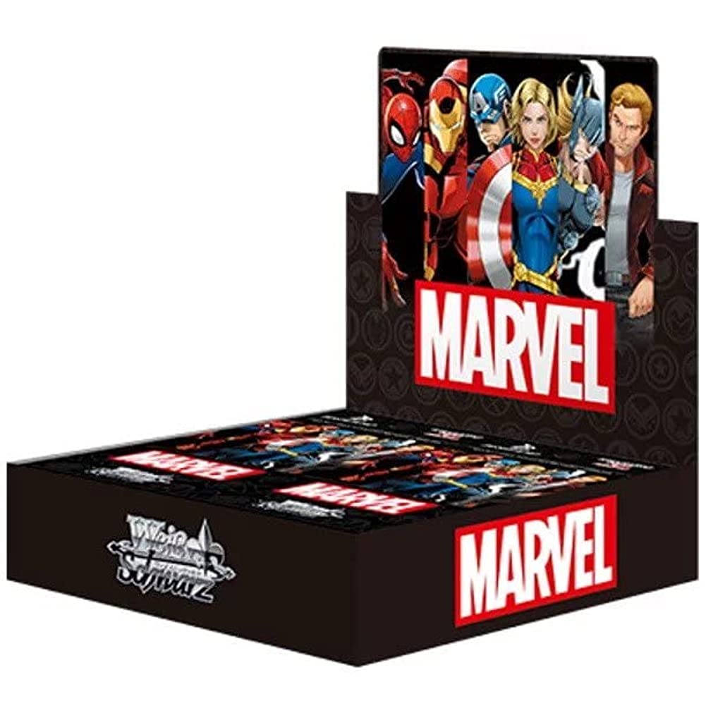 Weiss Schwarz Japanese Booster Box - 16 Packs with 9 Cards Each | Marvel Anime Trading Card Game | Perfect for Collectors, Tournaments & Casual Play
