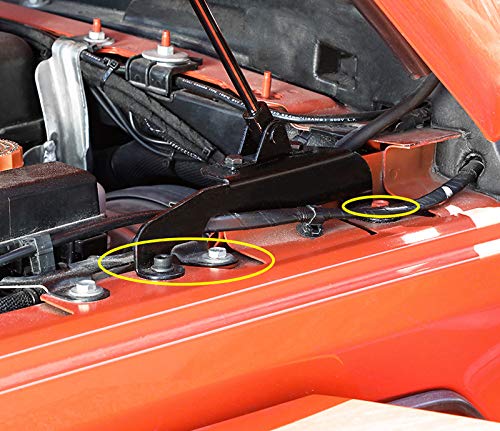 Jeep Wrangler JL Hood Lift Supports (2018-2020) - Heavy Duty Shock Struts & Dampers Replacement | Perfect for Off-Roading & Engine Maintenance