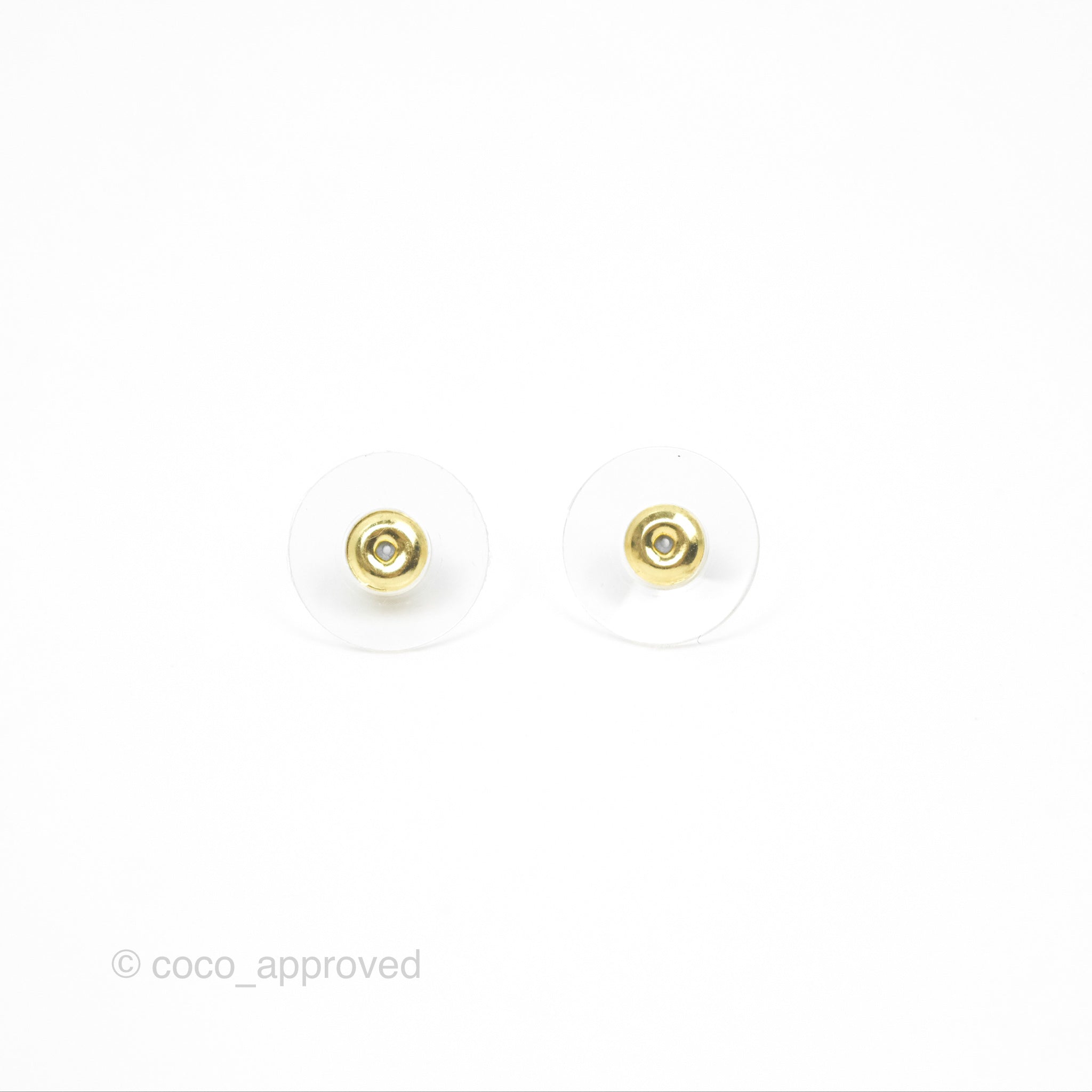 Chanel CC Crystal Earrings in Gold Tone - Luxury Fashion Jewelry for Women | Perfect for Parties, Weddings & Special Occasions