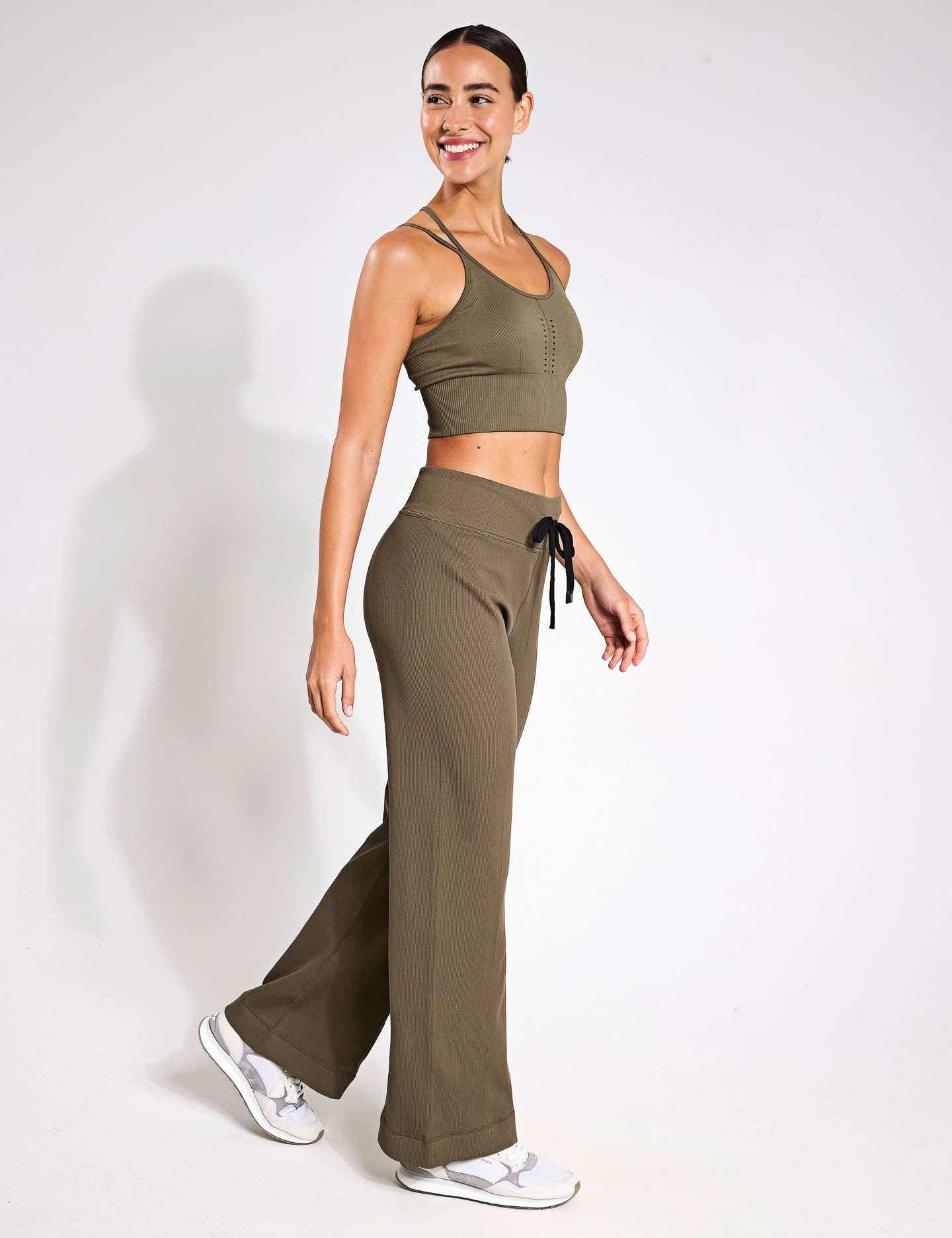 Fait Pants for Women - Comfortable Walnut Brown Trousers | Perfect for Work, Travel & Casual Outfits