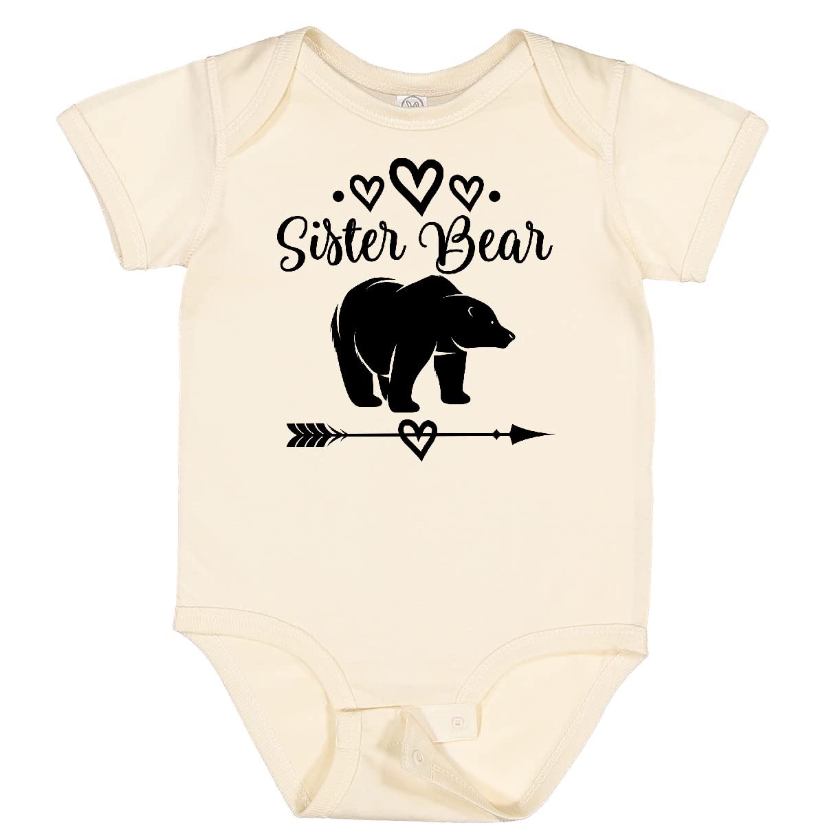 Inktastic Sister Bear Native Arrow Baby Bodysuit - Cute Infant Onesie for Newborns & Toddlers - Perfect for Family Photos, Baby Showers & Everyday Wear