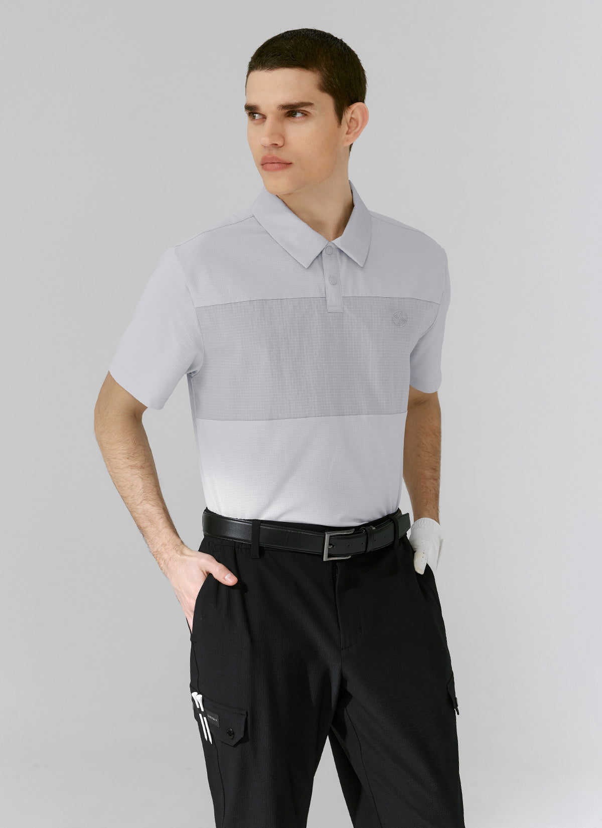 Magic Hole Polo Shirt for Men - Breathable Short Sleeve Golf Shirt with Moisture Wicking - Perfect for Golf, Tennis & Summer Outdoor Activities