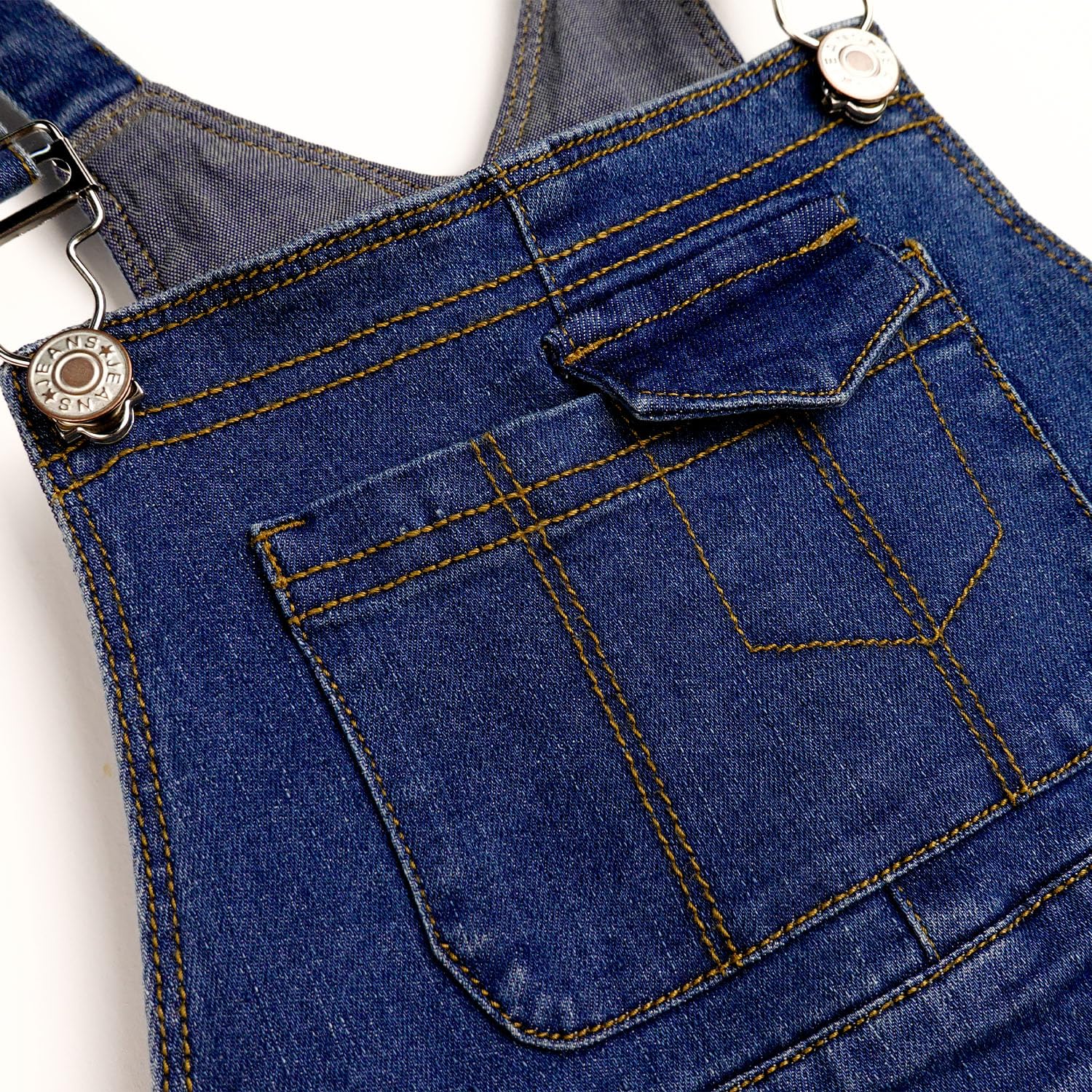 KIDSCOOL SPACE Baby & Toddler Denim Overalls - Adjustable Jeans Workwear for Little Girls & Boys | Perfect for Playtime, Daycare & Outdoor Adventures