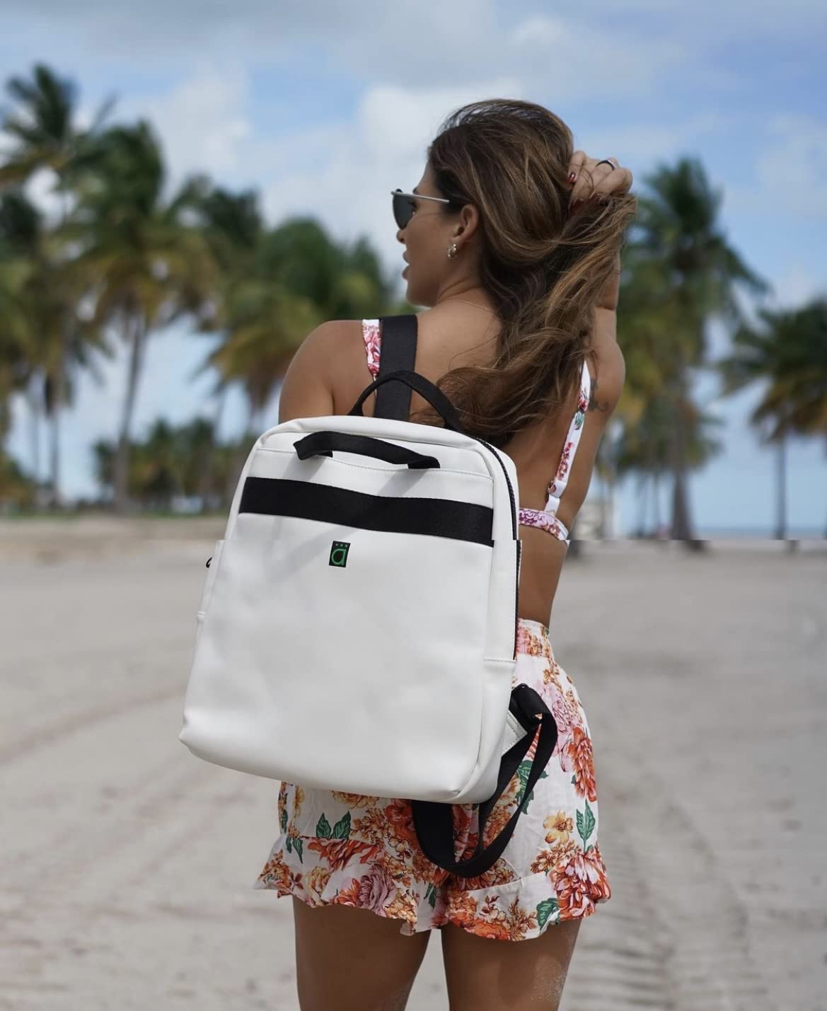 Premium Organic Yerba Mate Kit - Complete Set with Modern Mate Gourd, Insulated Thermos, Stainless Steel Bombilla & Cleaning Brush | Includes Unsmoked Yerba Mate & Durable Matera Backpack with Storage Compartments (White) | Perfect for Outdoor Adventures, Camping & Daily Energy Boost