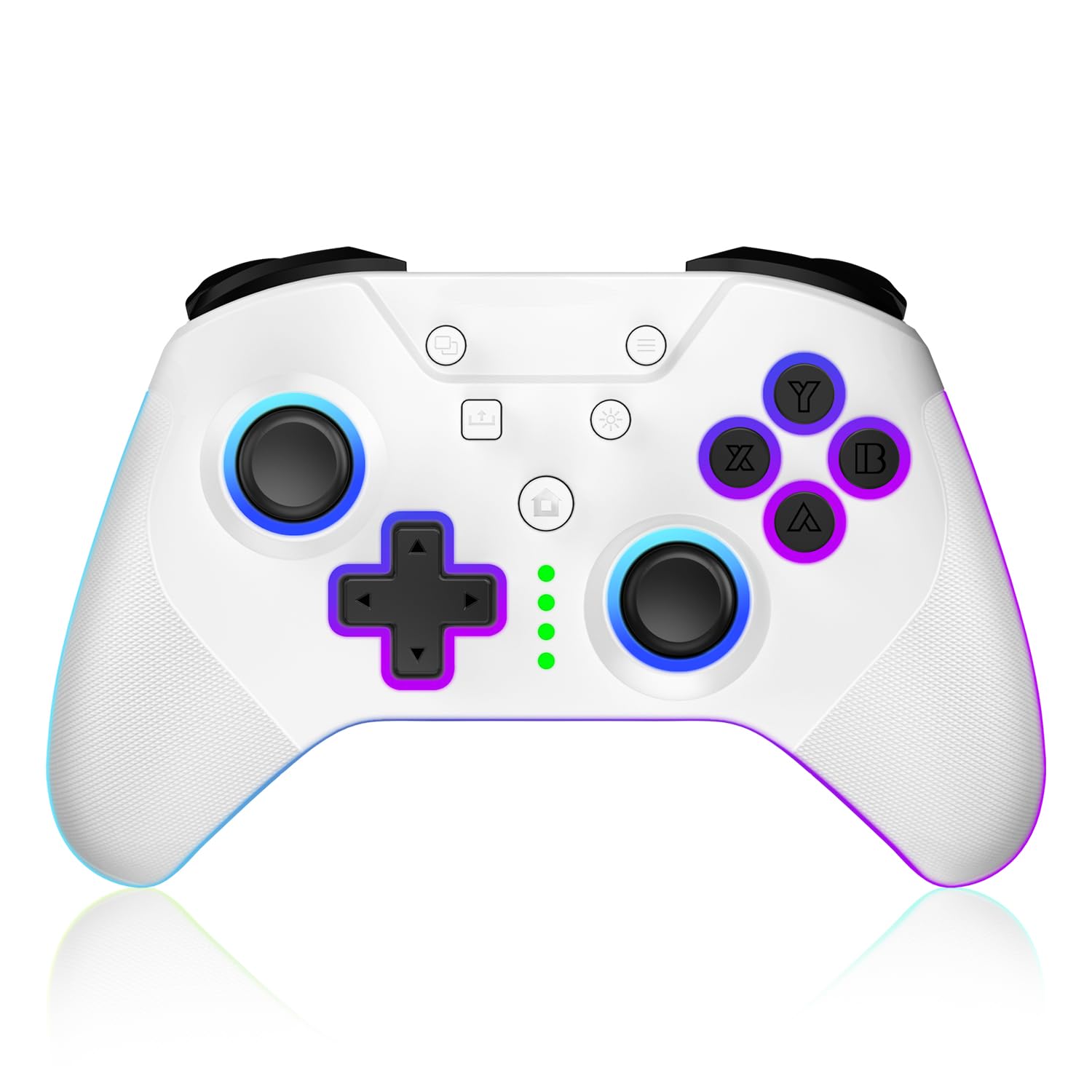 BUERTT Wireless Xbox One Controller for Xbox Series X/S, Xbox One X/S - RGB LED Light, 2.4G Wireless Adapter, 3.5mm Audio Jack - Perfect for Gaming, Streaming & Multiplayer Sessions