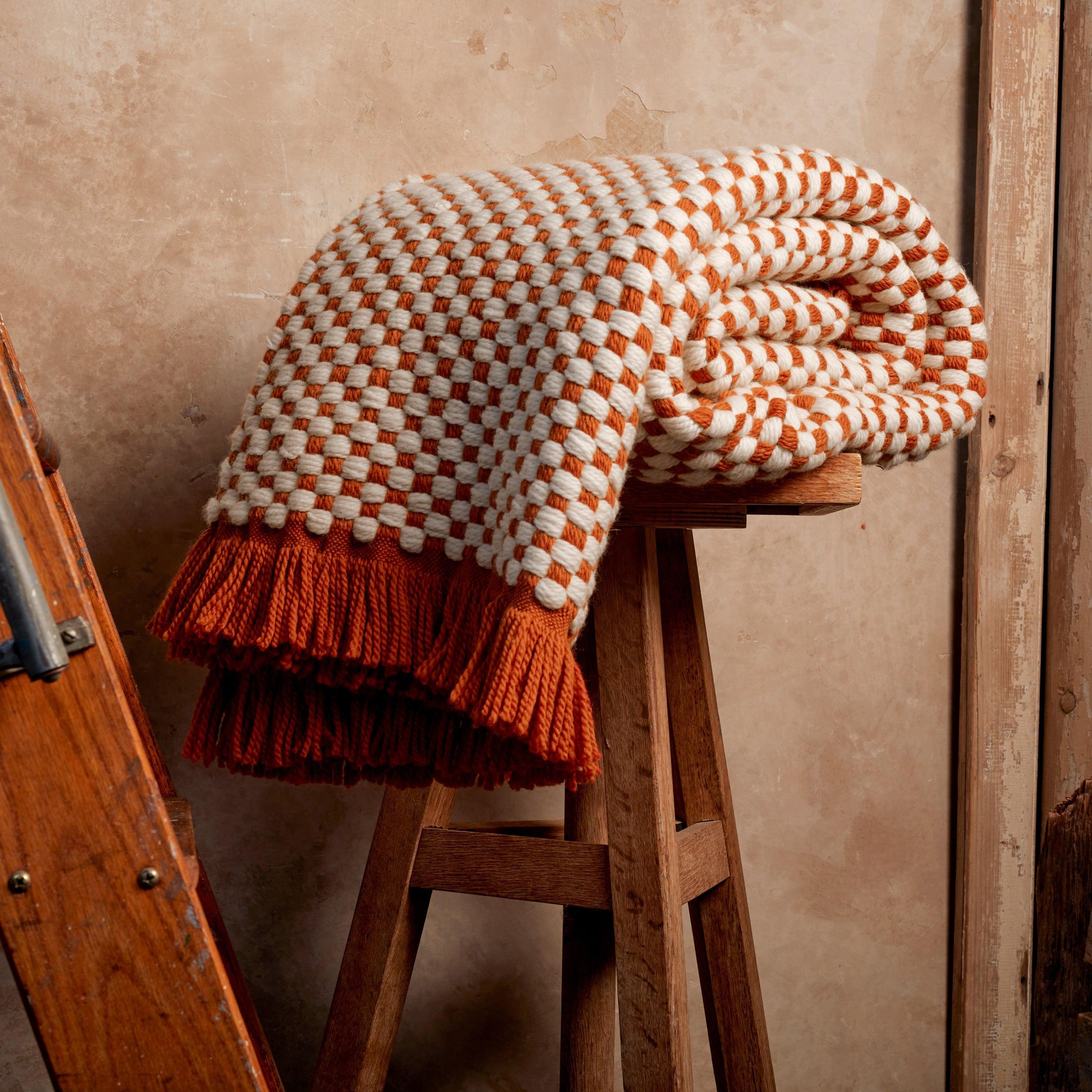 Exclusive Damier Throw Blanket - Soft & Luxurious Plaid Design for Cozy Home Decor, Perfect for Sofa, Bed, or Gift Giving