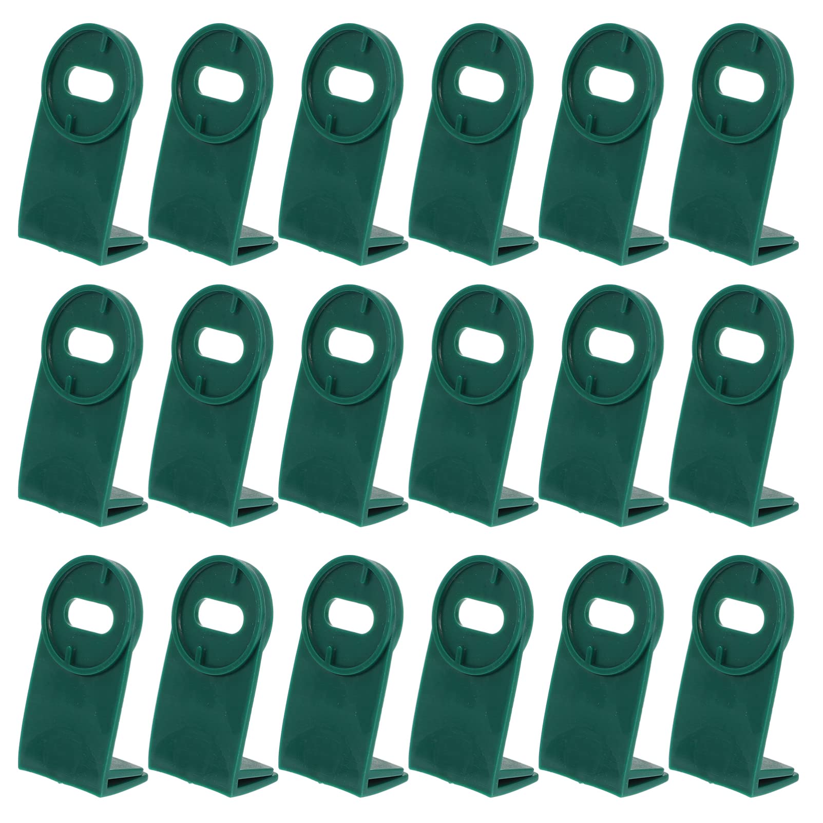 VILLCASE 50pcs Plastic Greenhouse Clips - Heavy Duty Shading Clips for Aluminium Greenhouses, Greenhouse Fixing Clips for Insulation Netting - Perfect for Garden, Farm & Plant Protection
