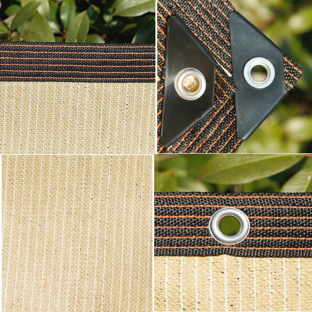 Premium 90% UV Block Shade Cloth - 3m x 6m Sun Protection Netting for Greenhouse, Garden, Balcony & Outdoor Spaces - Durable Sunscreen Fabric for Plants, Patio, Courtyard and Pool Area Cover