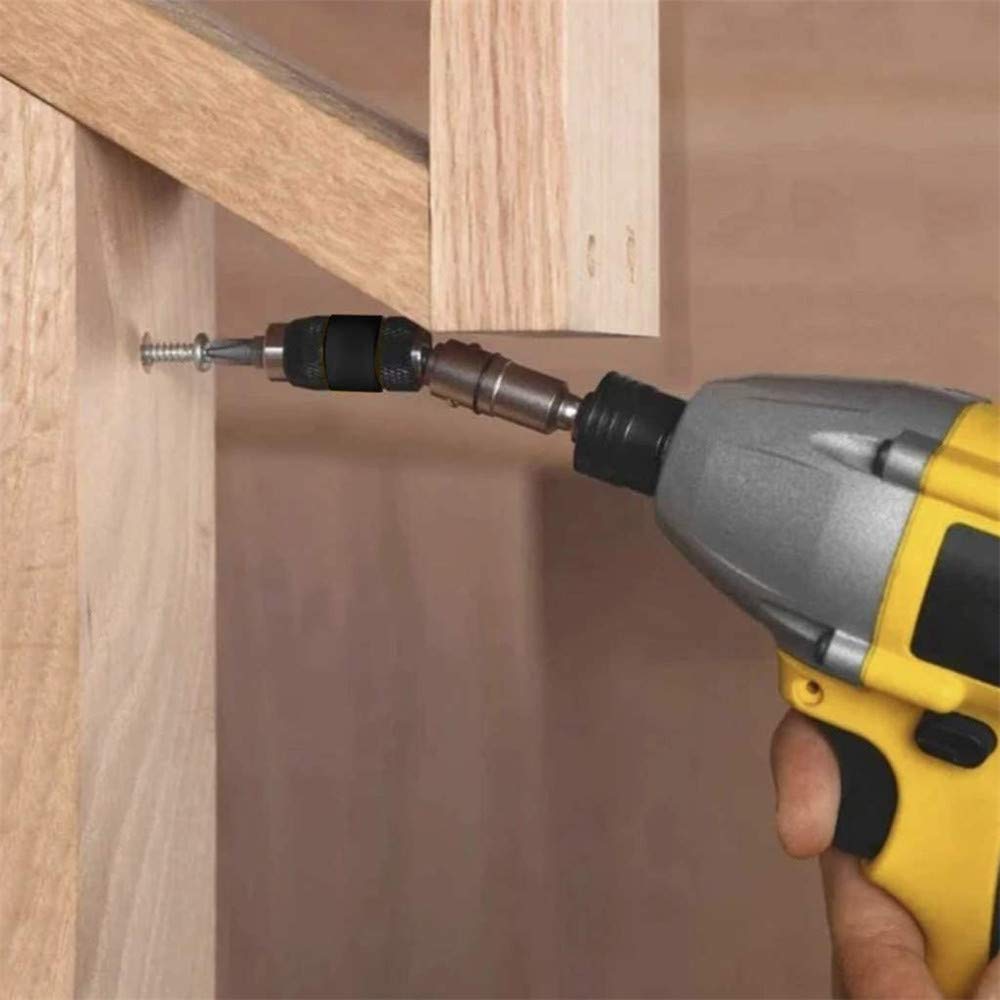 Magnetic Pivot Drill Bit Holder - Quick Release Flexible Screwdriver Bit Holder for Tight Spaces & Corners | Perfect for DIY, Home Repair, and Professional Use in Hard-to-Reach Areas