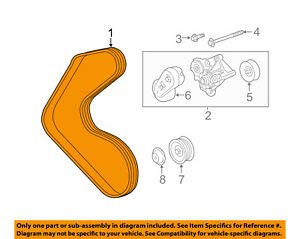Genuine OEM LAND ROVER LR011327 Secondary Belt for Range Rover Sport, LR4 & Supercharged Models - Premium Replacement Part for Smooth Engine Performance