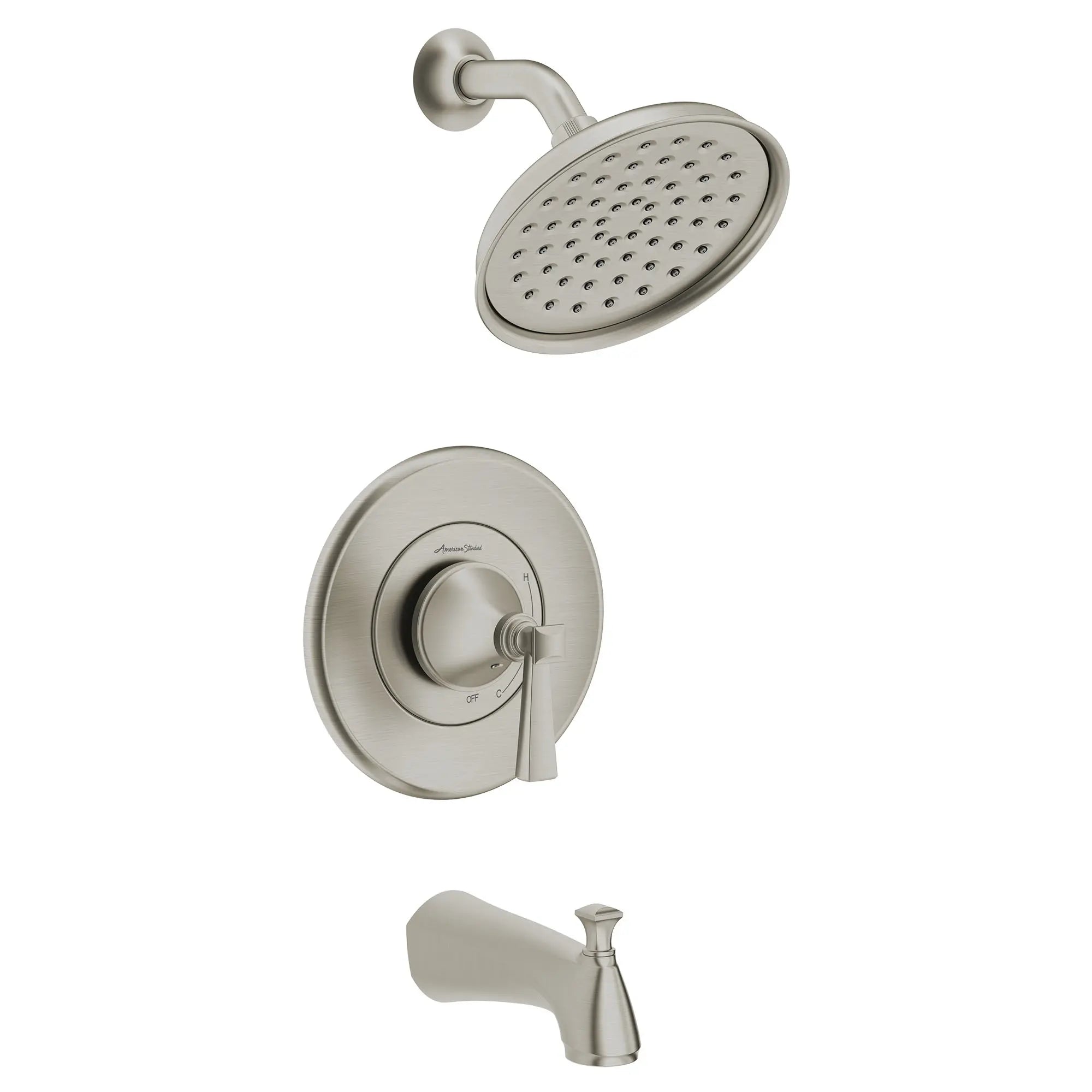 Glenmere 2.5 GPM/6.8 LPM Pressure Balance Tub and Shower Trim Kit with Showerhead & Double Ceramic Cartridge - Perfect for Bathroom Renovation and Modern Home Upgrades