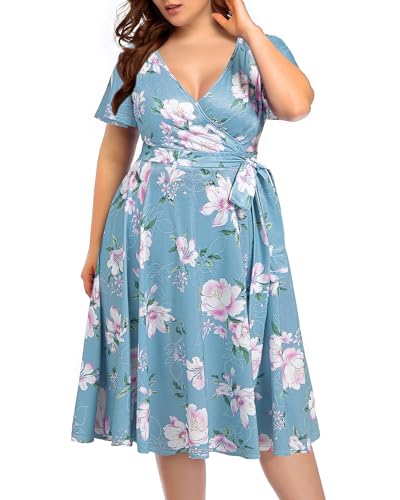Floral Light Blue