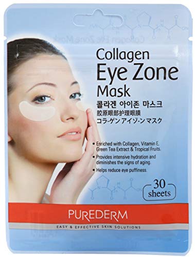 Collagen Eye Zone Mask Patches (2pcs) - Hydrating Under Eye Pads for Dark Circles & Puffiness - Perfect for Night Care & Travel Skincare