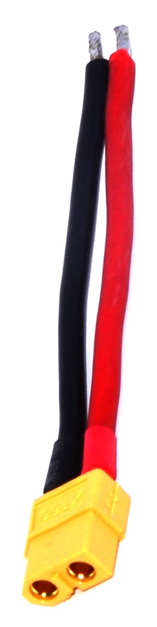 2PCS XT60 Female Connector with Housing - 10cm 16AWG Silicone Wire for RC Drones, Cars, and DIY Electronics Projects