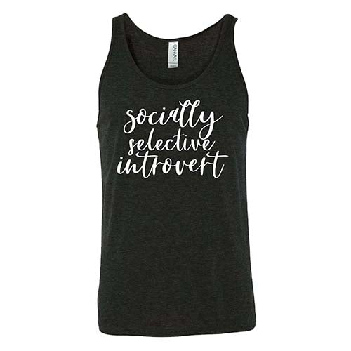 Socially Selective Introvert Shirt - Funny Unisex T-Shirt for Men & Women - Perfect for Casual Wear, Parties & Gifts