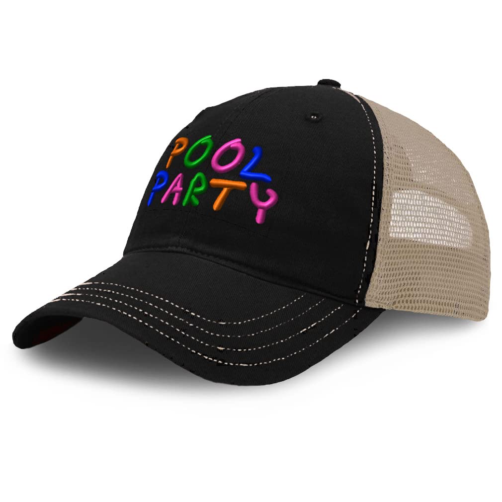 Custom Baseball Cap - Funny Cotton Soft Mesh Hat for Men & Women - Perfect for Pool Parties, Beach Outings, and Summer Events