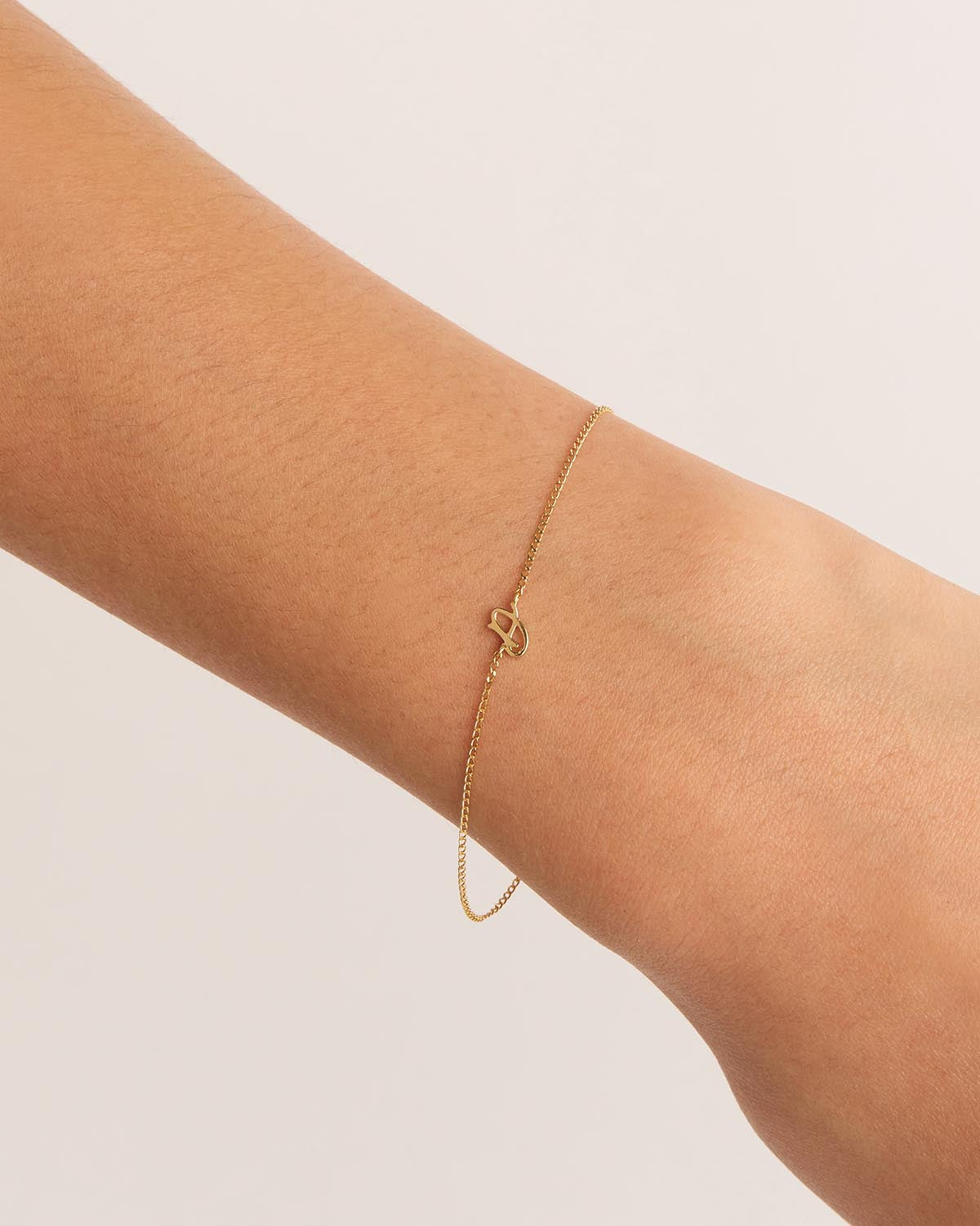 14K Solid Gold Love Letter Bracelet - Dainty & Elegant Jewelry for Women, Perfect Gift for Anniversary, Valentine's Day & Special Occasions
