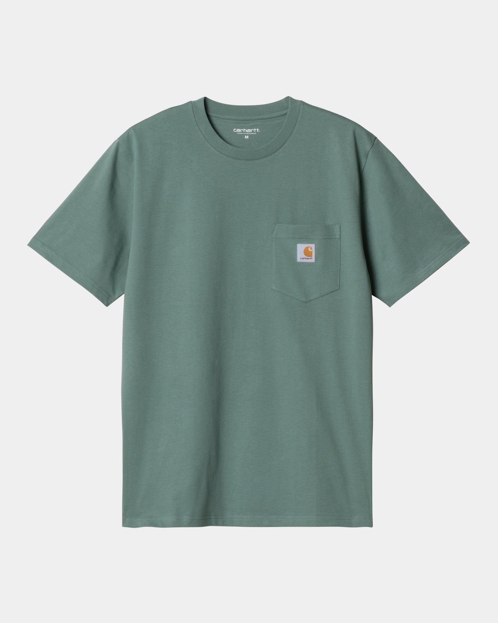 Premium Silver Pine Pocket T-Shirt for Men - Soft Cotton Casual Tee for Everyday Wear, Outdoor Activities & Layering