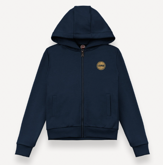 COLMAR Full Zip Hoodie for Men & Women - Lightweight Fleece Jacket with Front Pockets (Sizes 4-16Y) - Perfect for Casual Wear, Outdoor Activities & School