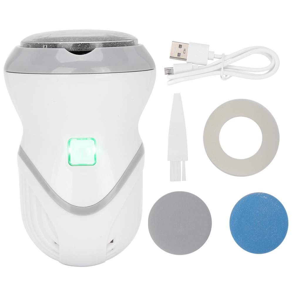 Electric Foot Callus Remover & Pedicure Kit - USB Rechargeable Foot Grinder for Soft Smooth Feet - Battery Operated Exfoliating Foot File - Perfect for At-Home Pedicures & Dead Skin Removal