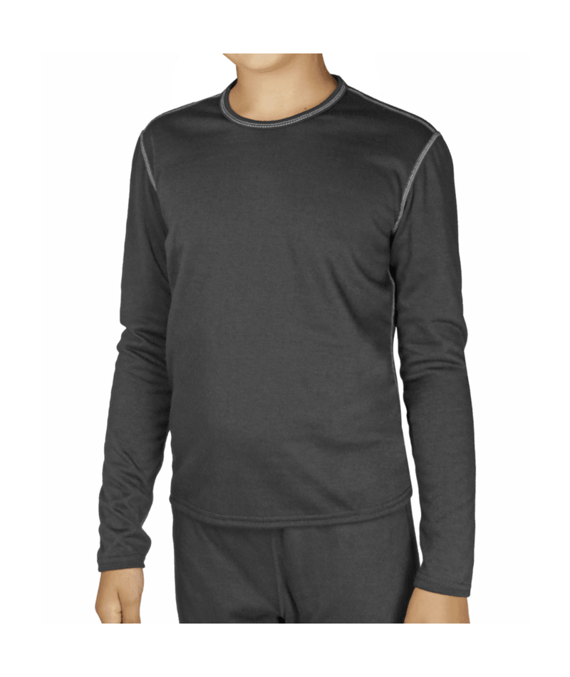 Hot Chillys Bi-Ply Thermal Crewneck Sweatshirt for Kids - Warm & Cozy Winter Wear for Outdoor Activities & School