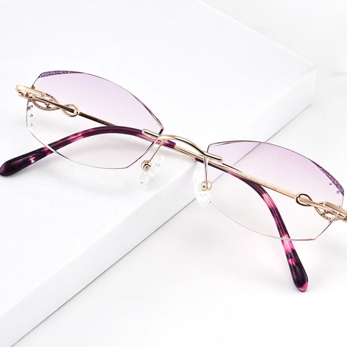 Women's Ultra Light Fashion Anti-Fatigue Blue Light Blocking Reading Glasses - Perfect for Computer Work, Reading & Screen Time Relief
