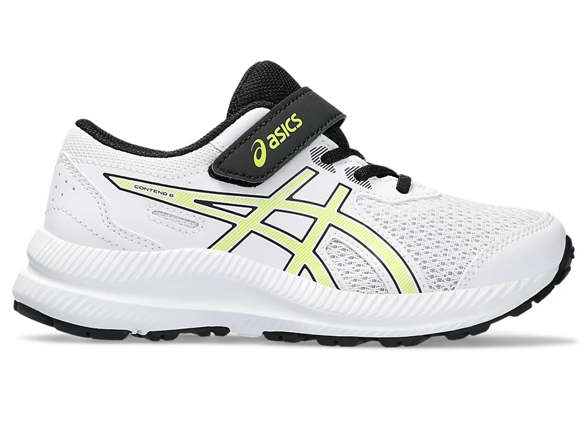 ASICS Kids Contend 8 PS Running Shoes - Lightweight Athletic Sneakers for Boys & Girls (Style 1014A258-105) - Perfect for School, Sports & Everyday Play