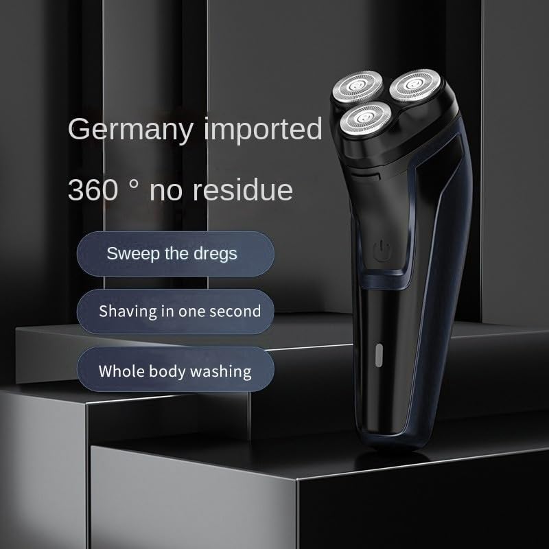 Electric Head Shaver for Bald Men - Rechargeable Waterproof Razor with Floating 3D Blades, Portable & Washable - Perfect for Travel, Home Use & Quick Grooming