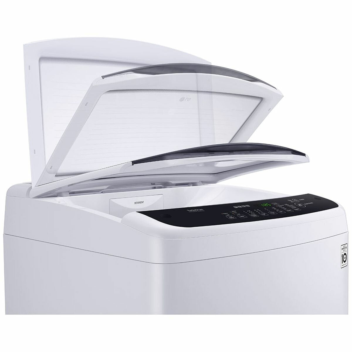 LG WTG7520 7.5kg Top Load Washing Machine with Smart Inverter Technology - Energy Efficient Laundry Solution for Small Homes & Apartments