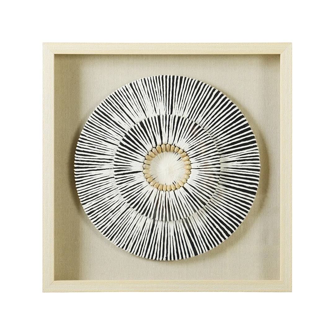 Premium Paper Shell Disk Shadow Box - Elegant Display Case for Collectibles, Photos & Memorabilia | Perfect for Home Decor, Gifts & Keepsake Storage