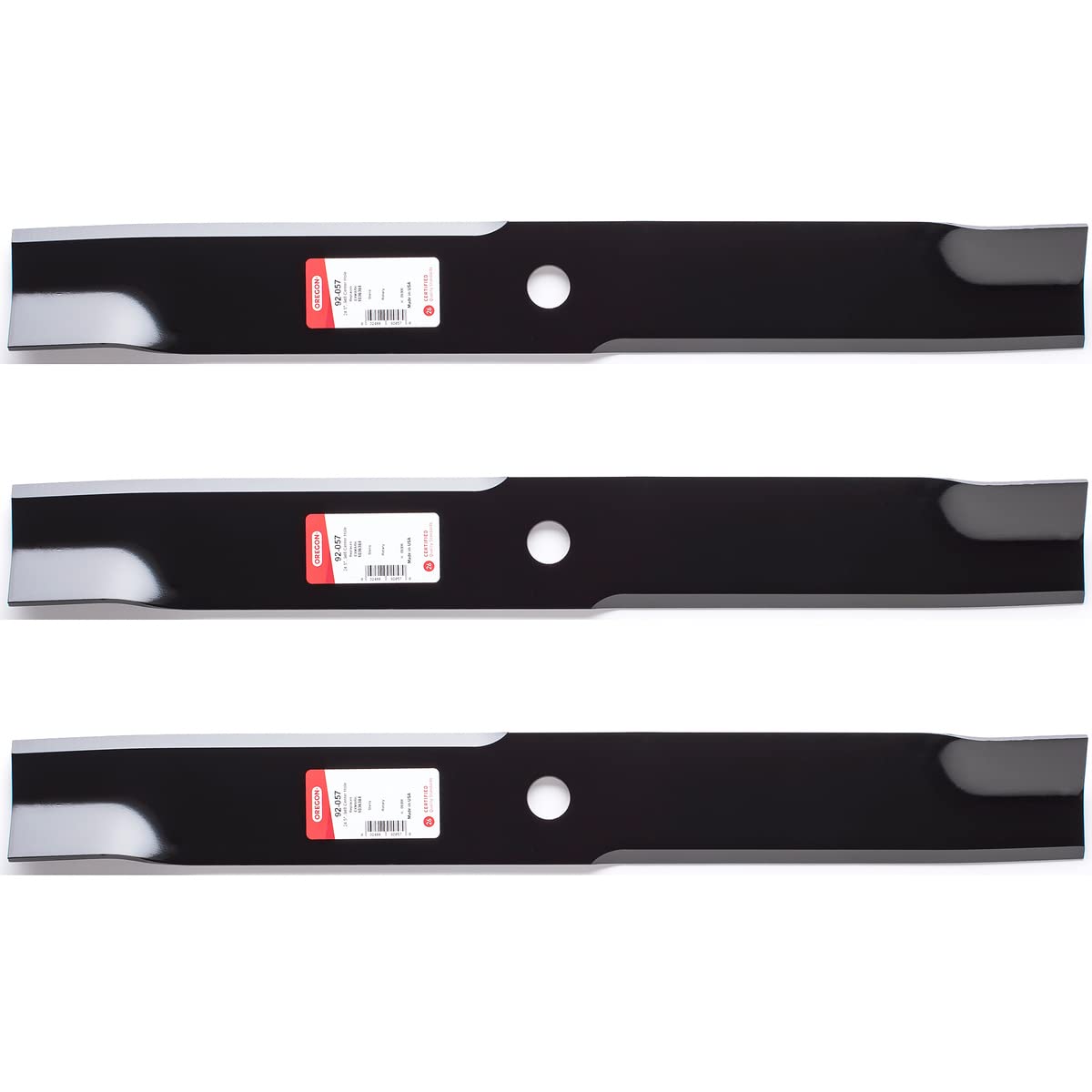 Oregon 3-Pack 92-057 Replacement Lawn Mower Blades - Compatible with Exmark 103-6384 - Perfect for Exmark Zero-Turn Mowers & Commercial Landscaping