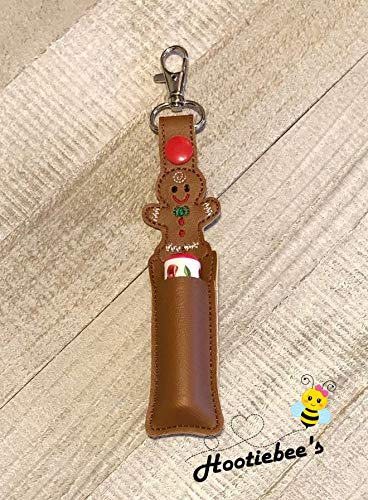 Gingerbread House Hand Sanitizer Holder & Lip Balm Holder - Christmas Decor, Holiday Gift, Bathroom & Kitchen Organizer - Perfect for Home, Office, and Travel Use