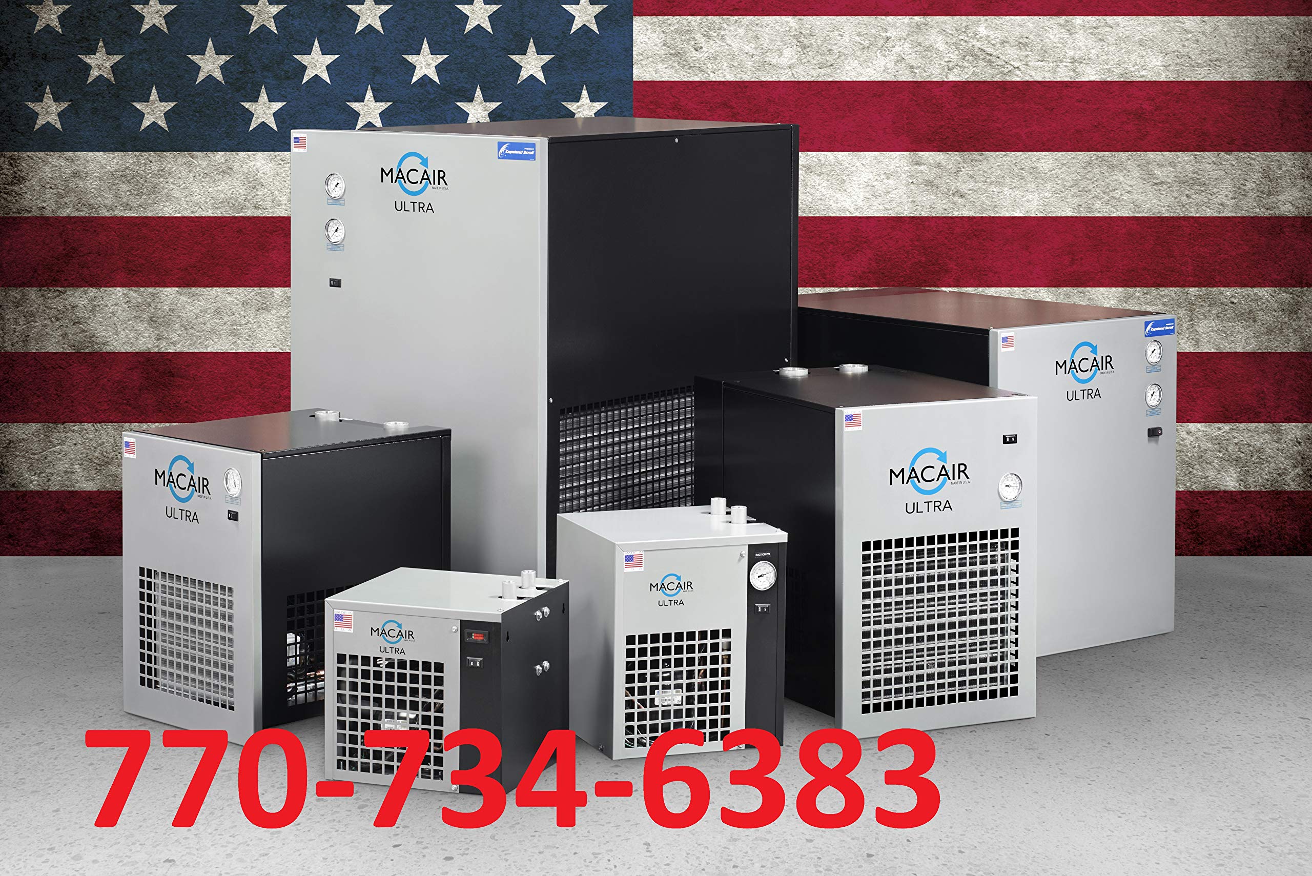 10 CFM Non-Cycling Refrigerated Air Dryer - Patriot Series 115V for Compressed Air Systems | Ideal for Workshops, Automotive & Industrial Applications