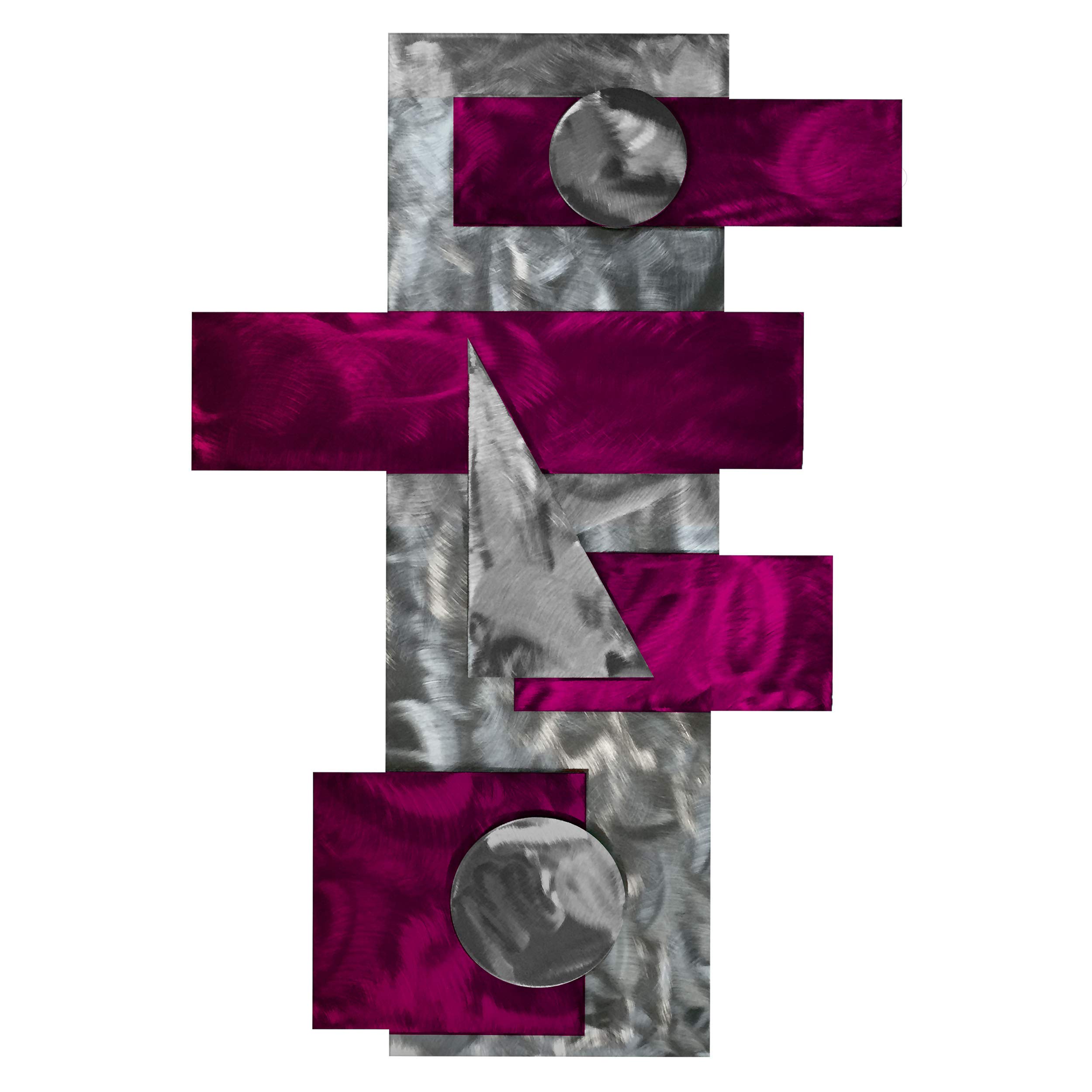 7055 Inc Strategy Metal Wall Decor - Elegant Raspberry Candy Design for Home & Office Decoration | Perfect for Living Room, Bedroom, or Gift Giving