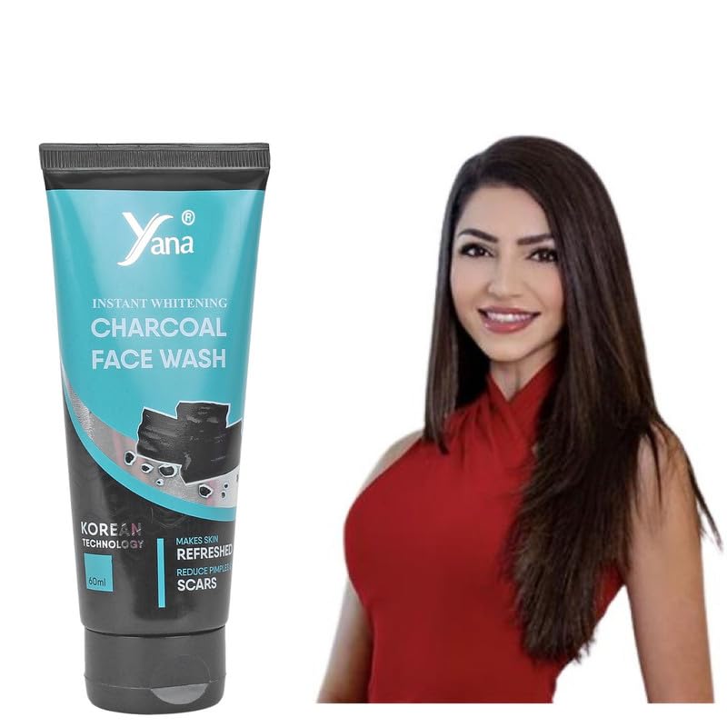 Best Acne-Fighting Charcoal Face Wash for Women - Deep Cleansing & Oil Control for Clear Skin - Perfect for Daily Skincare Routine & Sensitive Skin Care