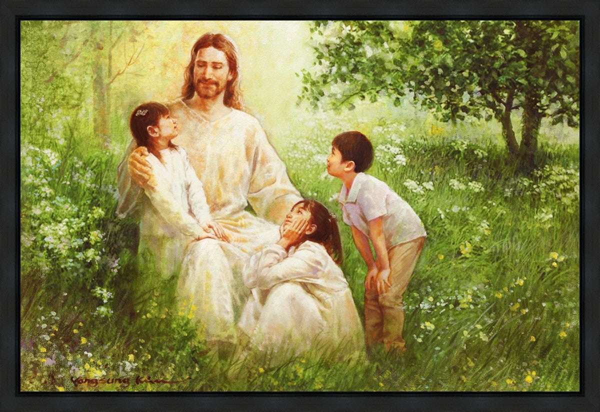 Come Unto Me Gallery Wrap Canvas - Religious Wall Art for Home Decor, Church & Office - Inspirational Christian Artwork for Living Room, Bedroom & Prayer Space