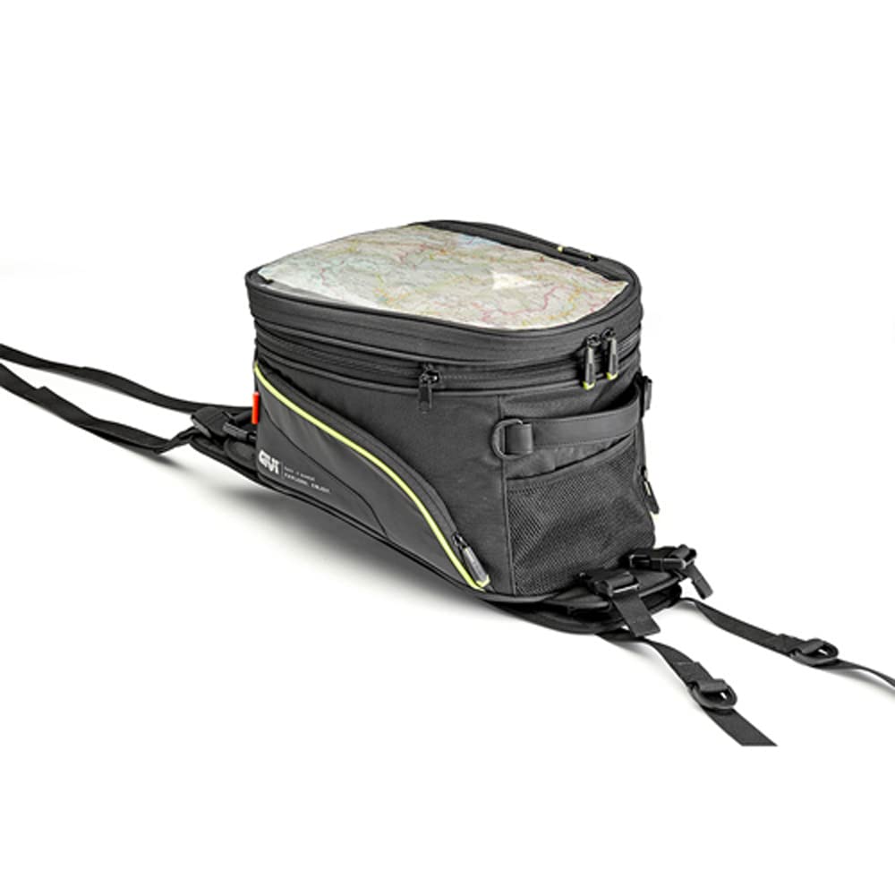 GIVI EA142 Expandable Motorcycle Tank Bag - Waterproof & Durable for Adventure Riding, Commuting & Touring - Fits Most Bikes with Magnetic or Strap Mount