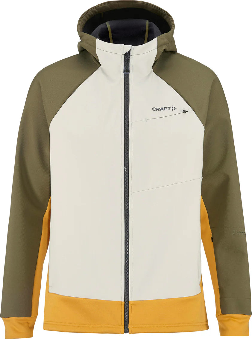 Men's Craft Adv Backcountry Hybrid Jacket - Lightweight Waterproof Hiking Jacket for Outdoor Adventures - Perfect for Camping, Trekking & Mountain Climbing
