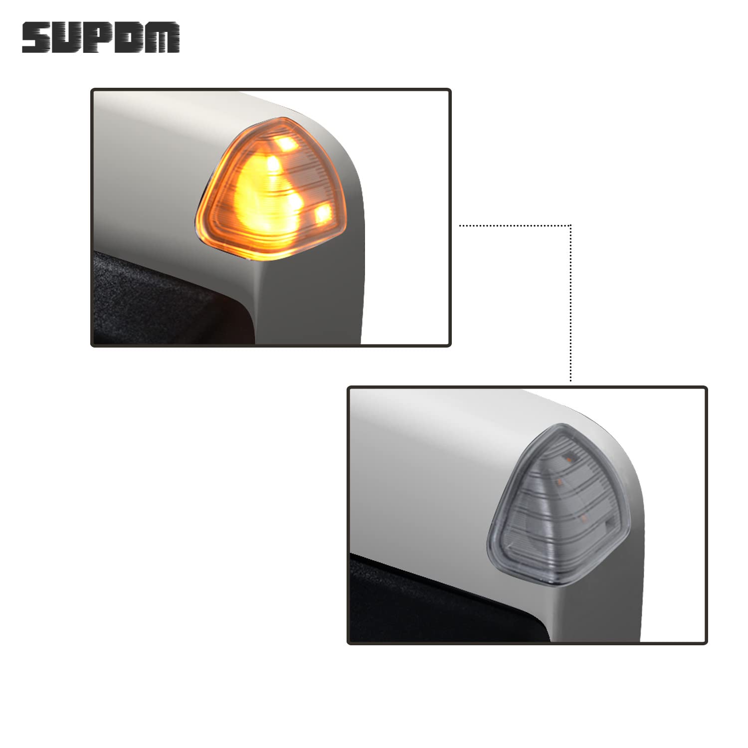 Heated Power Towing Mirrors with Turn Signal & Puddle Lights - Compatible with 2009-2018 Ram 1500/2500/3500 Pickup Trucks - Chrome Left+Right Set for Enhanced Visibility & Safety (Perfect for Towing, Off-Roading & Night Driving)